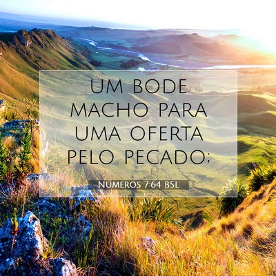 Números 7:64 Versículo Bíblico Explicado