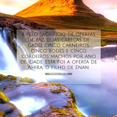 Números 7:83 Versículo Bíblico Explicado