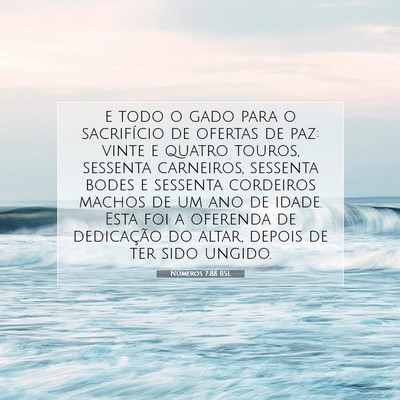 Números 7:88 Versículo Bíblico Explicado