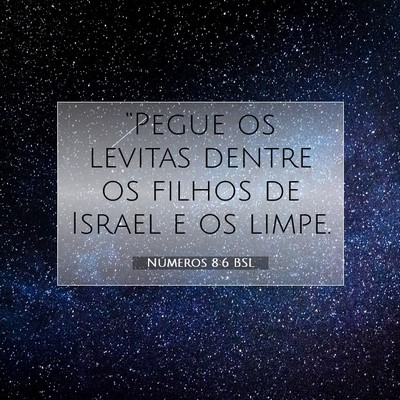 Números 8:6 Versículo Bíblico Explicado