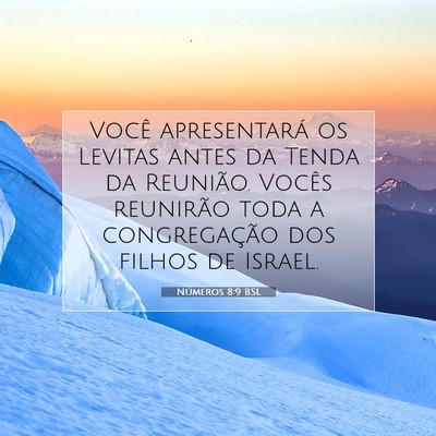Números 8:9 Versículo Bíblico Explicado
