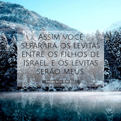 Números 8:14 Versículo Bíblico Explicado