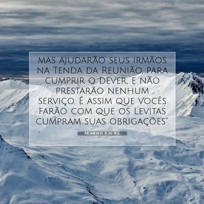 Números 8:26 Versículo Bíblico Explicado