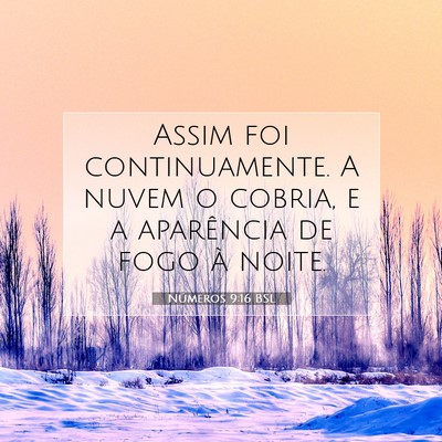 Números 9:16 Versículo Bíblico Explicado