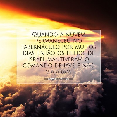 Números 9:19 Versículo Bíblico Explicado