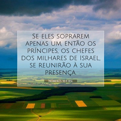 Números 10:4 Versículo Bíblico Explicado