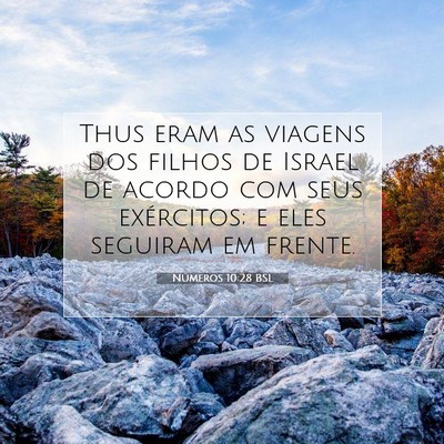 Números 10:28 Versículo Bíblico Explicado
