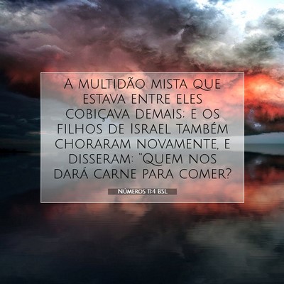 Números 11:4 Versículo Bíblico Explicado