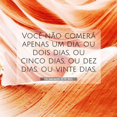 Números 11:19 Versículo Bíblico Explicado