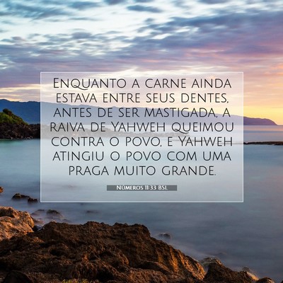 Números 11:33 Versículo Bíblico Explicado