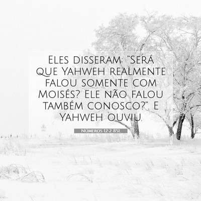 Números 12:2 Versículo Bíblico Explicado