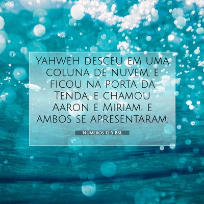 Números 12:5 Versículo Bíblico Explicado