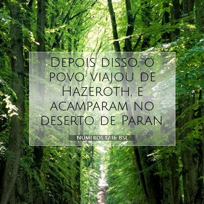 Números 12:16 Versículo Bíblico Explicado