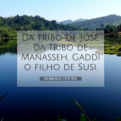 Números 13:11 Versículo Bíblico Explicado