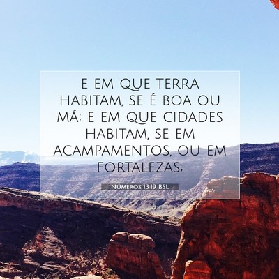 Números 13:19 Versículo Bíblico Explicado