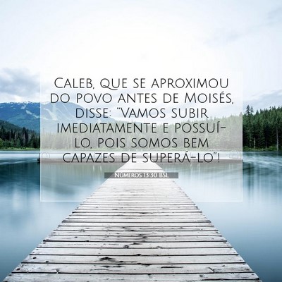 Números 13:30 Versículo Bíblico Explicado
