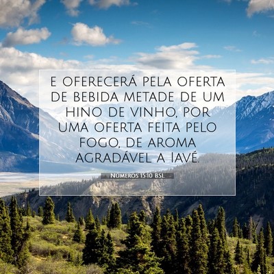 Números 15:10 Versículo Bíblico Explicado