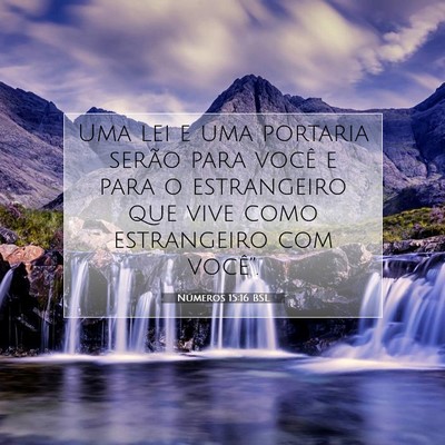 Números 15:16 Versículo Bíblico Explicado