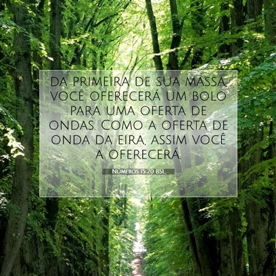 Números 15:20 Versículo Bíblico Explicado