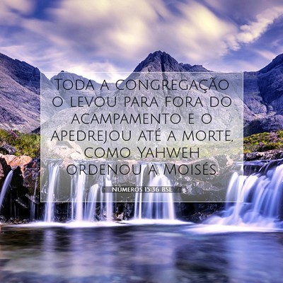 Números 15:36 Versículo Bíblico Explicado