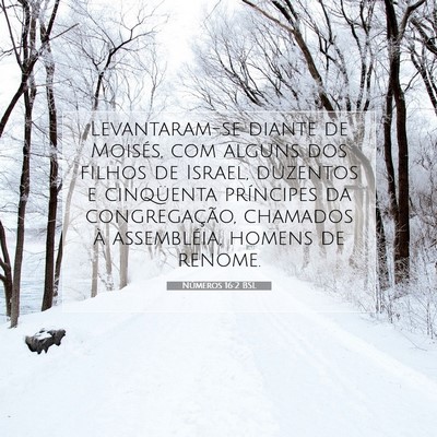 Números 16:2 Versículo Bíblico Explicado