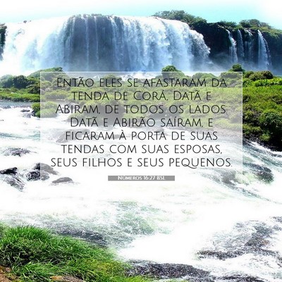 Números 16:27 Versículo Bíblico Explicado