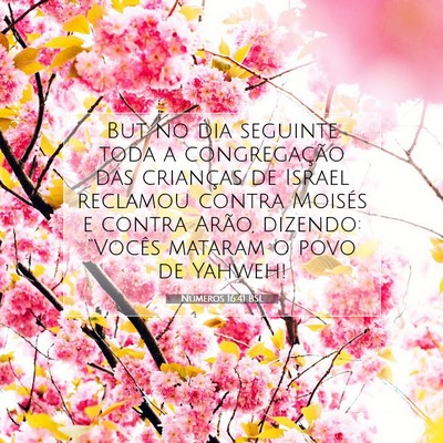 Números 16:41 Versículo Bíblico Explicado