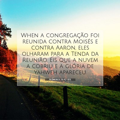 Números 16:42 Versículo Bíblico Explicado