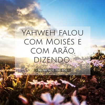 Números 19:1 Versículo Bíblico Explicado