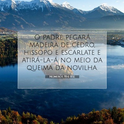 Números 19:6 Versículo Bíblico Explicado