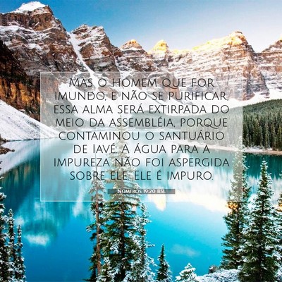 Números 19:20 Versículo Bíblico Explicado