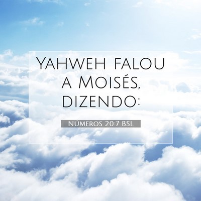 Números 20:7 Versículo Bíblico Explicado
