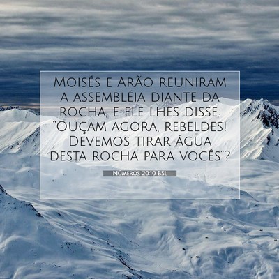 Números 20:10 Versículo Bíblico Explicado