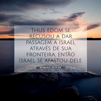 Números 20:21 Versículo Bíblico Explicado