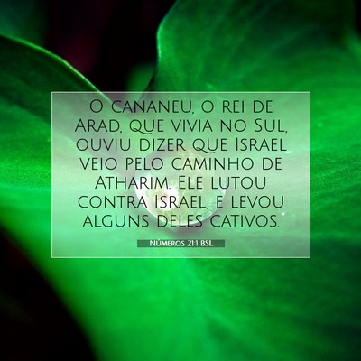 Números 21:1 Versículo Bíblico Explicado