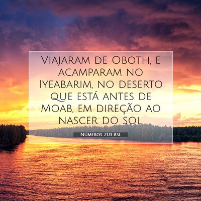 Números 21:11 Versículo Bíblico Explicado