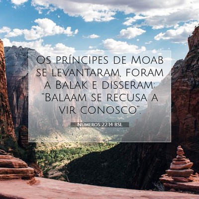 Números 22:14 Versículo Bíblico Explicado