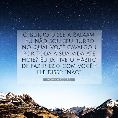 Números 22:30 Versículo Bíblico Explicado