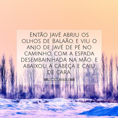 Números 22:31 Versículo Bíblico Explicado