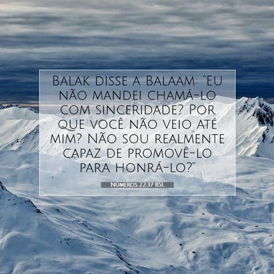 Números 22:37 Versículo Bíblico Explicado