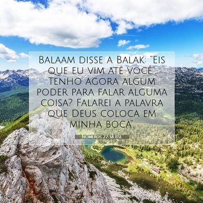 Números 22:38 Versículo Bíblico Explicado