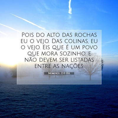 Números 23:9 Versículo Bíblico Explicado