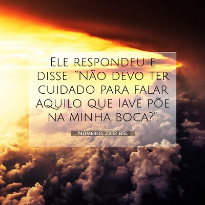 Números 23:12 Versículo Bíblico Explicado