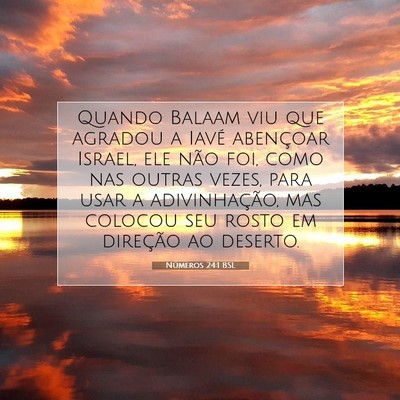 Números 24:1 Versículo Bíblico Explicado