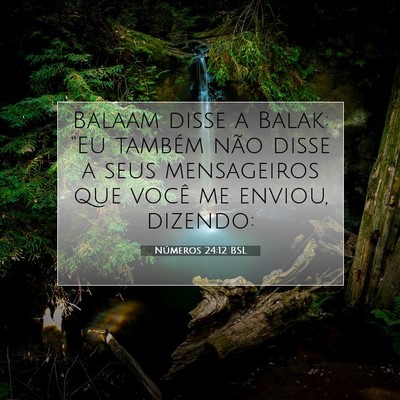 Números 24:12 Versículo Bíblico Explicado
