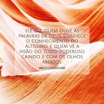 Números 24:16 Versículo Bíblico Explicado