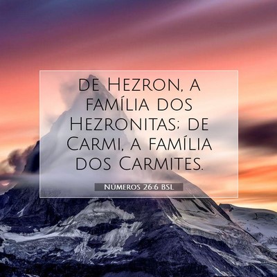 Números 26:6 Versículo Bíblico Explicado