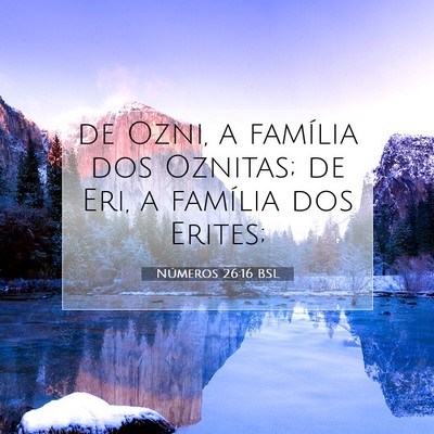 Números 26:16 Versículo Bíblico Explicado