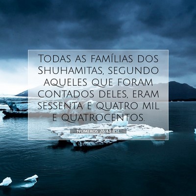 Números 26:43 Versículo Bíblico Explicado