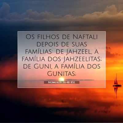 Números 26:48 Versículo Bíblico Explicado